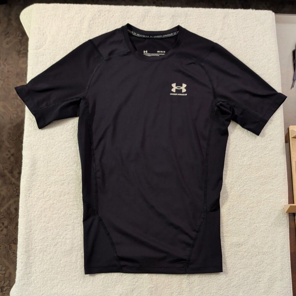 Under Armour Men's HeatGear Compression Shirt (Black / Size M)